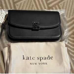 Kate Spade Black Wristlet Clutch
